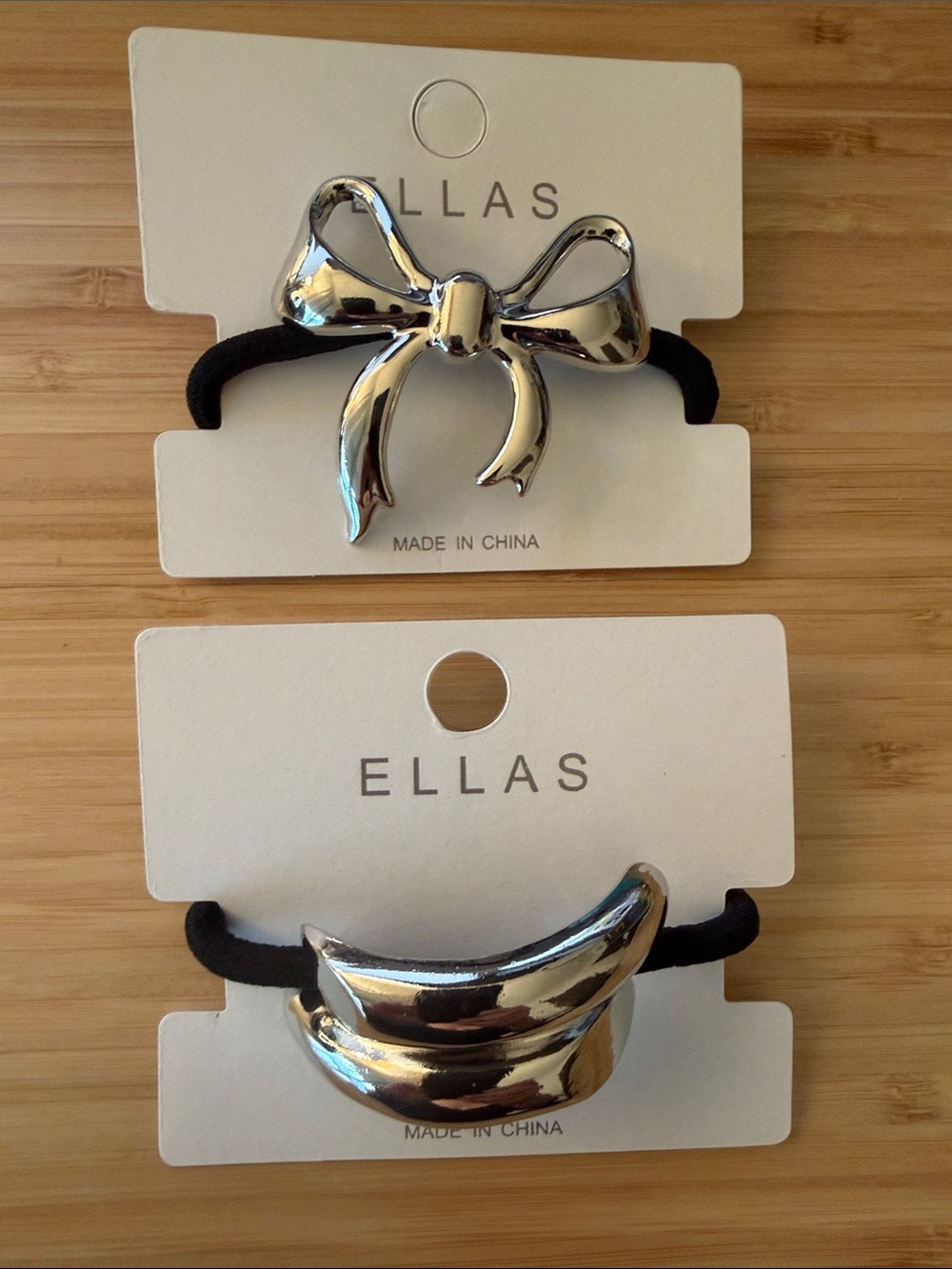 2 Metal Stretch Hairband Set - Gold or Silver Set - Picture 2 of 7